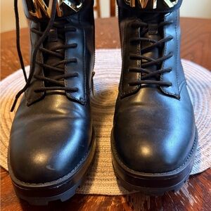 Black Leather Men's Boots
